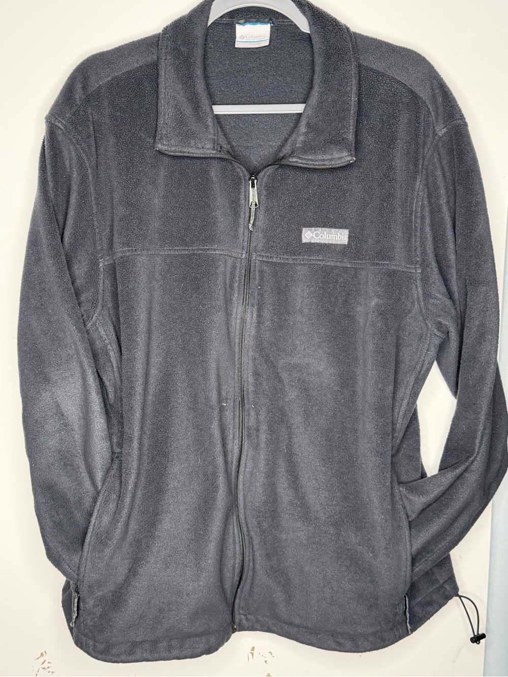 Columbia Men's Dark Gray Full-Zip Fleece Jacket